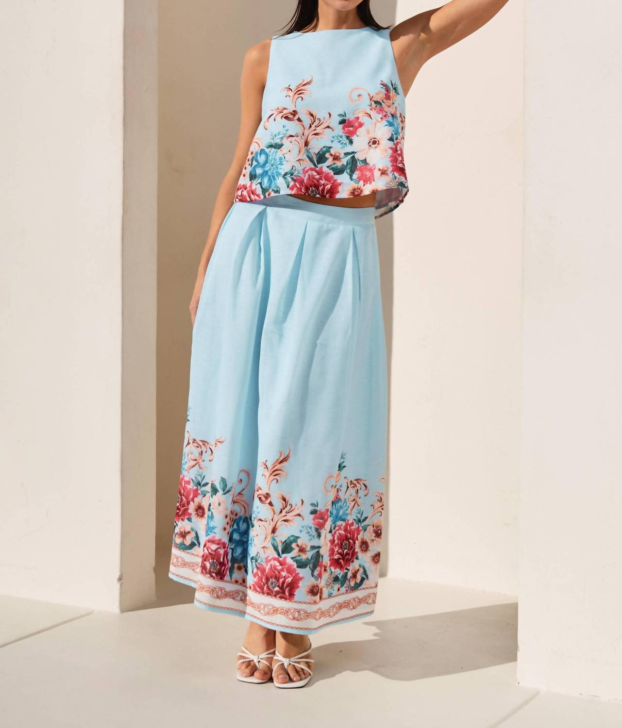 Able - Floral Fields Skirt Set