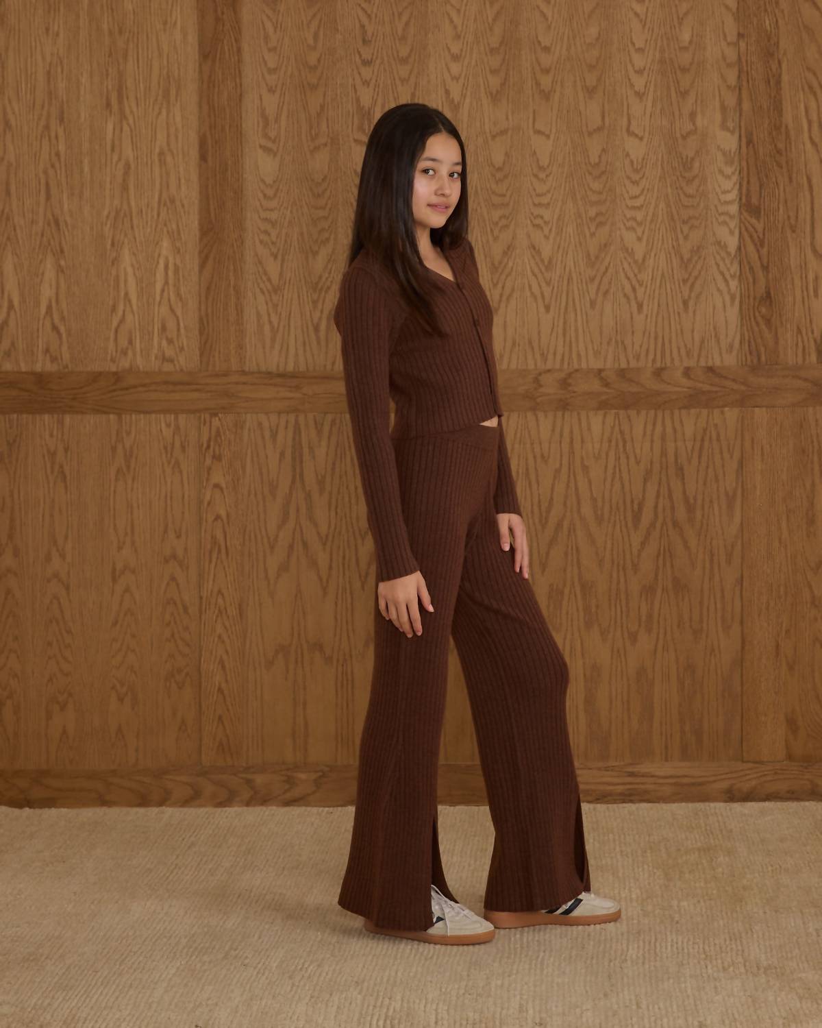 Rylee + Cru - Tween Ribbed Knit Pant