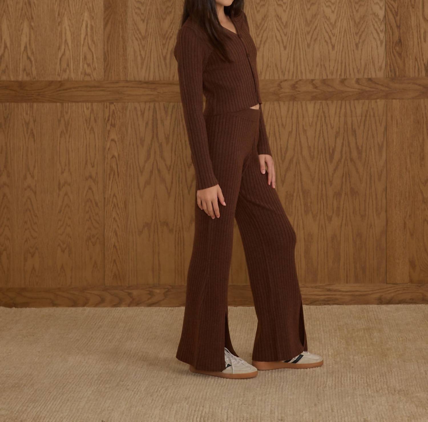 Rylee + Cru - Tween Ribbed Knit Pant