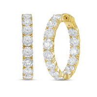 Diana M Jewels - Women's Round Lab-grown Diamond Stud Earrings (10.45 Tcw) - Signature