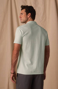 The Normal Brand - Jersey Short Sleeve Button Up Shirt