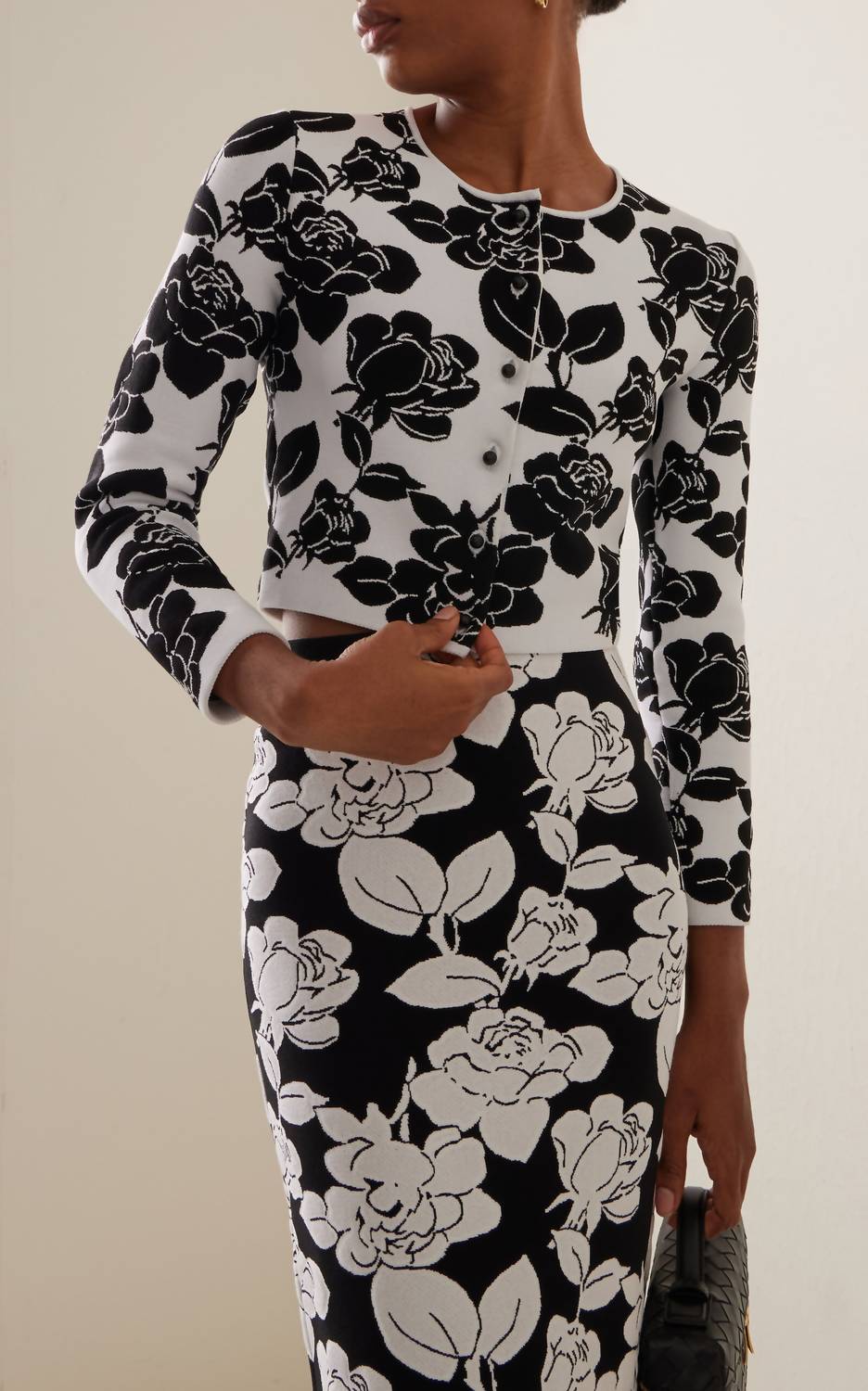 Carolina Herrera - Crewneck Cropped Cardigan