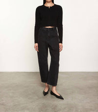 Enza Costa - POWDER CASHMERE CABLE KNITTED CARDIGAN