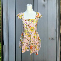B.O.G. Collective - Floral Ruffle Mini Dress