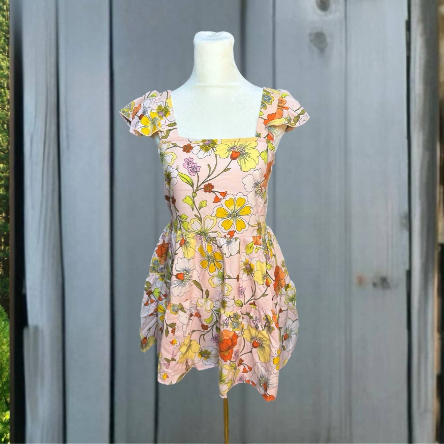 B.O.G. Collective - Floral Ruffle Mini Dress