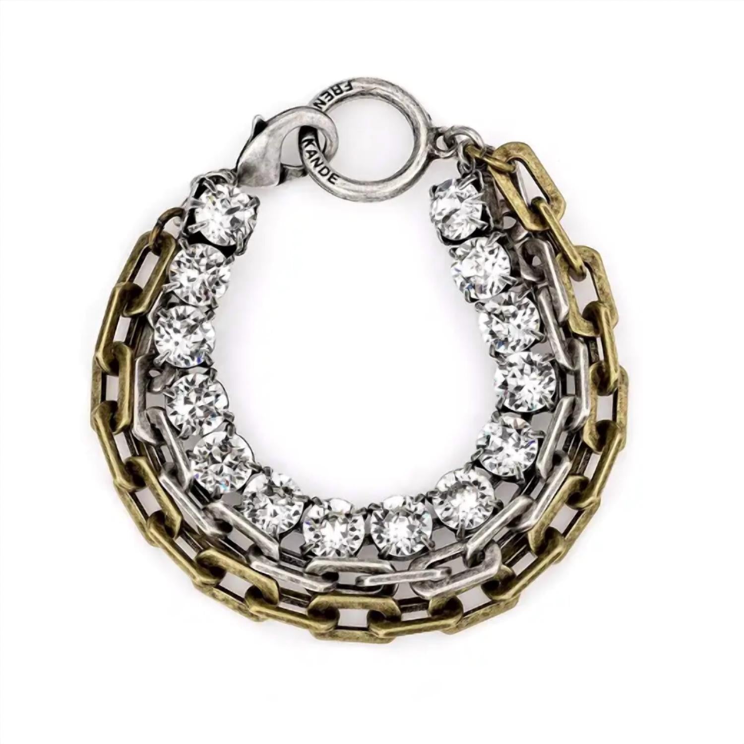 French Kande Women's The Holland Bracelet in silver gold - women's jewelry