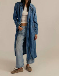 We The Free Women's Monique Indigo Duster in blue - women's jacket