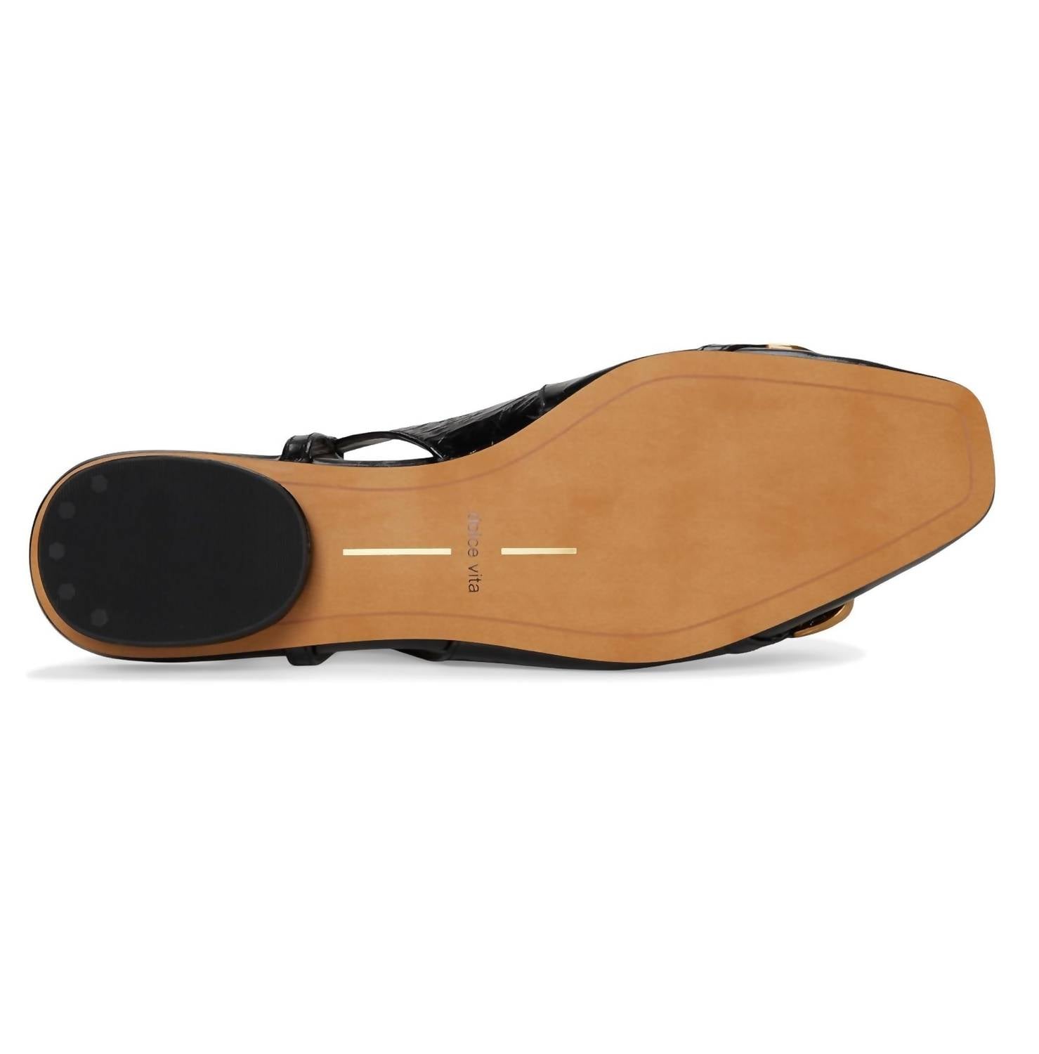 Dolce Vita Women's Ramano Slingback Flat in midnight crinkle patent - women's flats - view 6