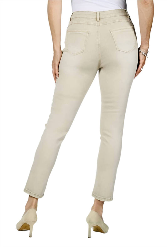 Frank Lyman - Rhinestone Embellished Hem Jeans