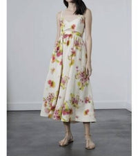 Karina Grimaldi - Greta V Neck Midi Dress