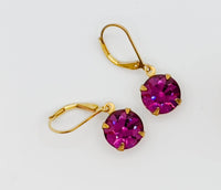 Cosette - Women's Fire Chaton Earrings