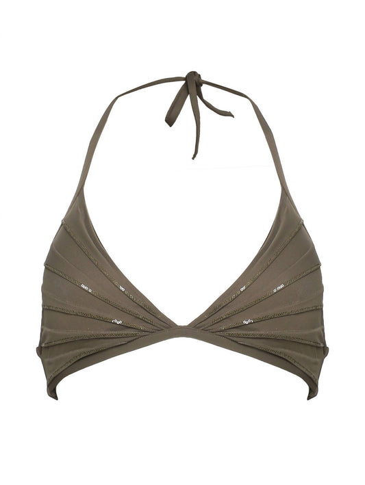 La Perla - Women's Sequin Bikini Top