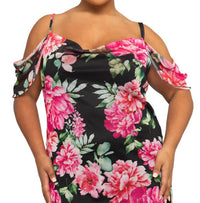 Fashion Szn Curve - Elegant Floral Maxi Dress
