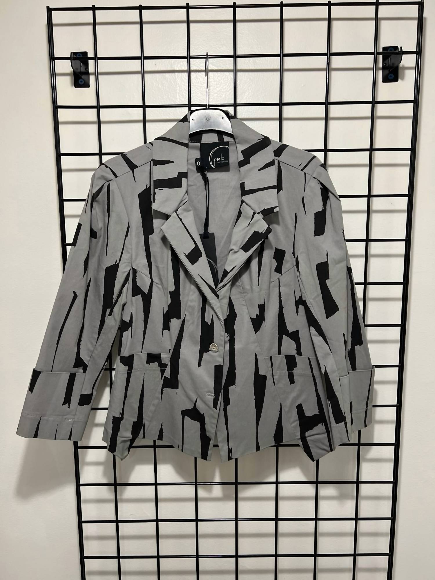 porto Women's Carver Blazer in stone - women's jacket
