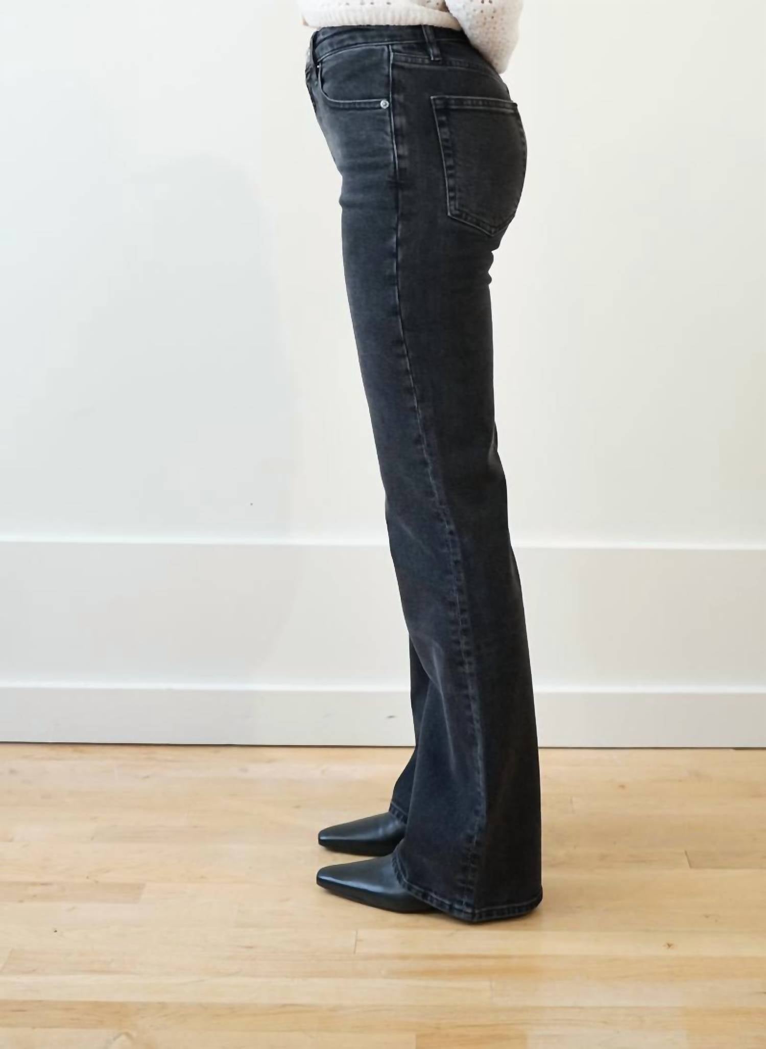 FRAME Arrow Bootcut Jeans in deco - women's jeans - detail view