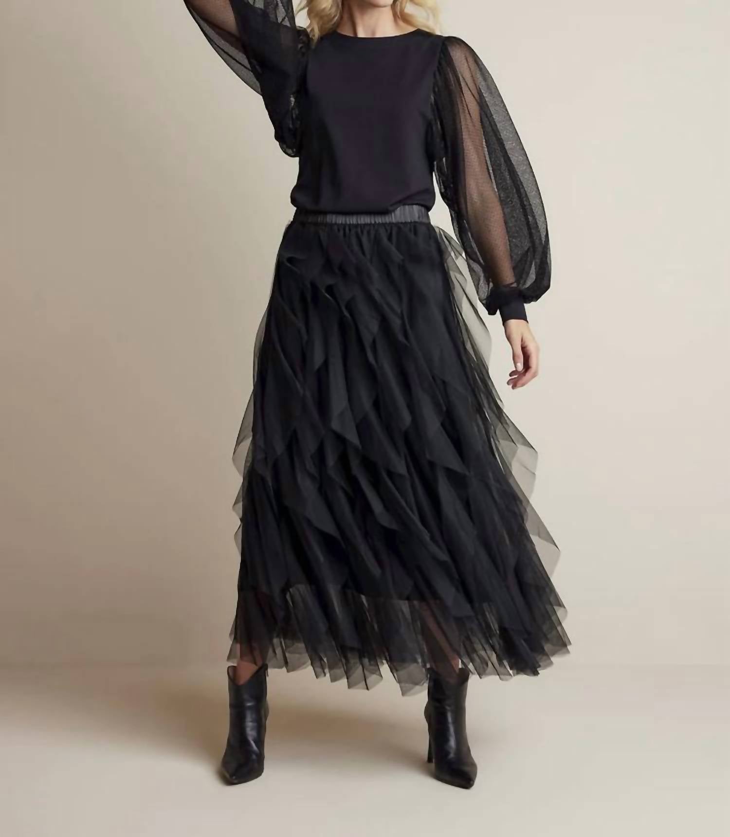 Summum - mesh sleeve top