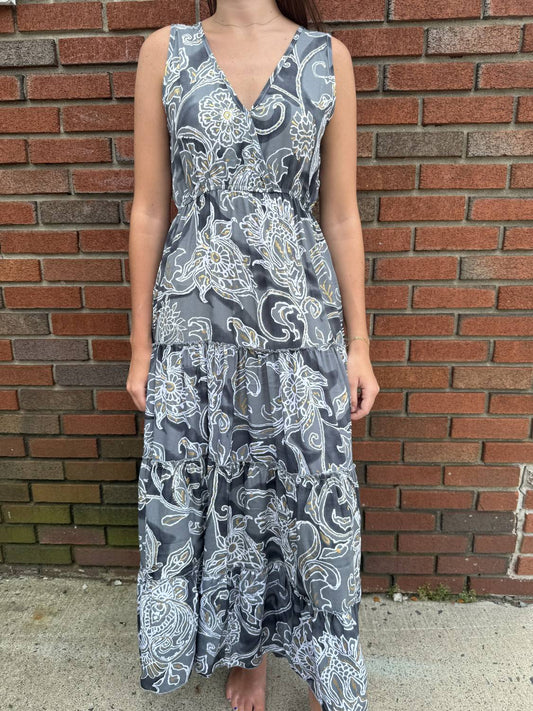 Paani - V-neck Tiered Dress