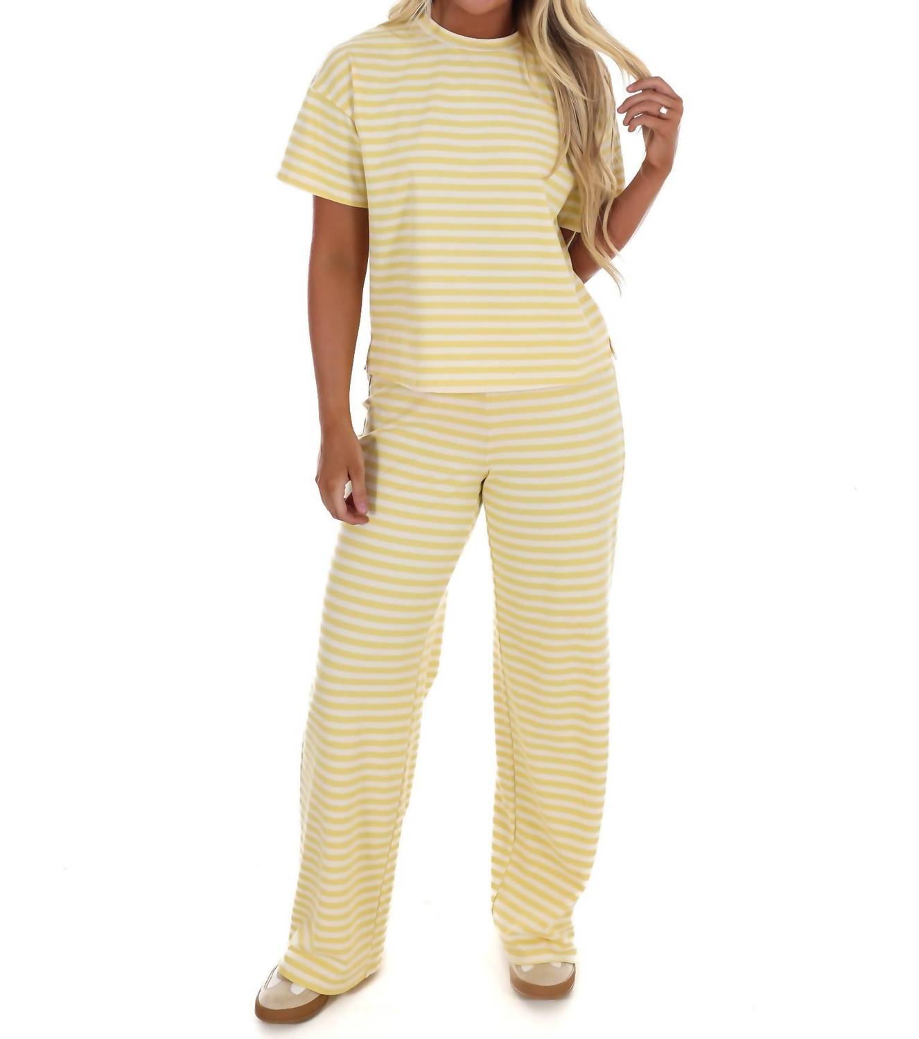 Things Between - Straight Line Stripe Two Piece Set
