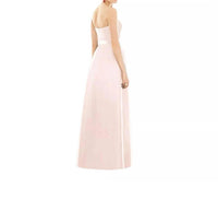 Alfred Sung - Strapless Sweetheart Satin Gown Dress