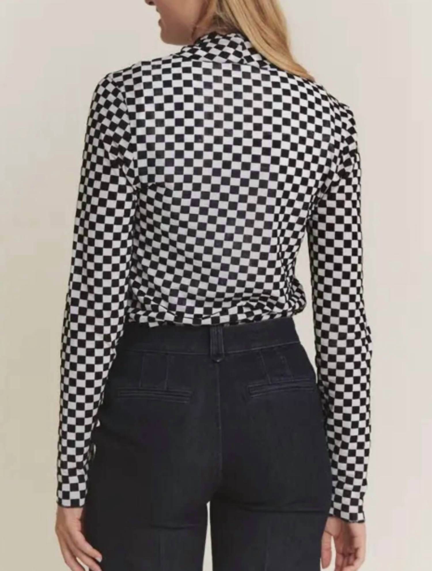 Jade By Jane - Lillian Checkered Top