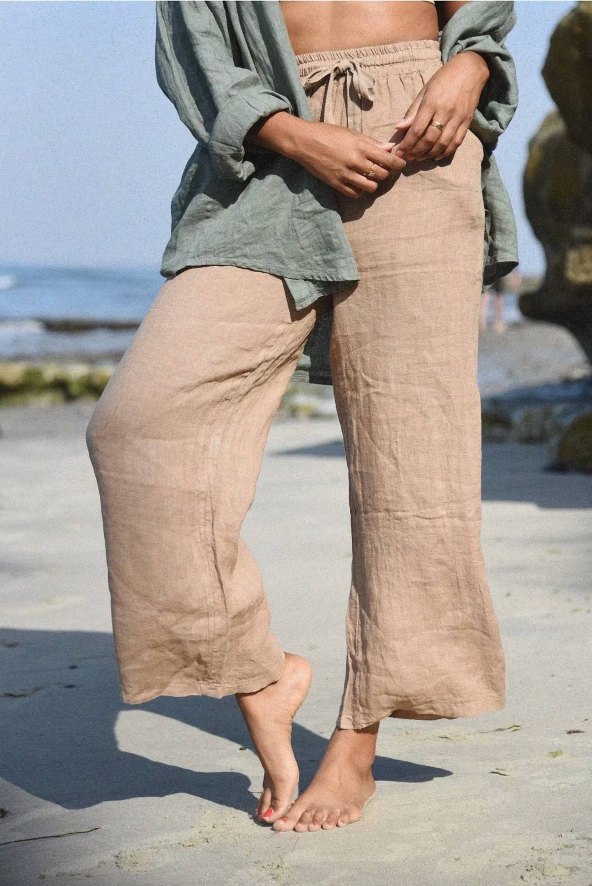 Beachwood The Label - Isla High-rise & Wide Leg Pants