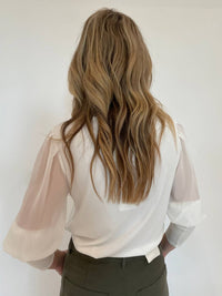 Melissa Nepton - Melody Sheer Sleeve Top