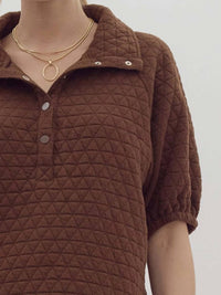 Entro - Quilted Pullover Top