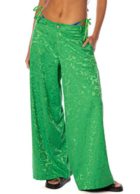 MAAJI Brocade Kimchi Pants in green - women's pants - view 4