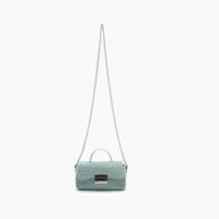 Like Dreams - Women's Beagle Studded Denim Crossbody Bag