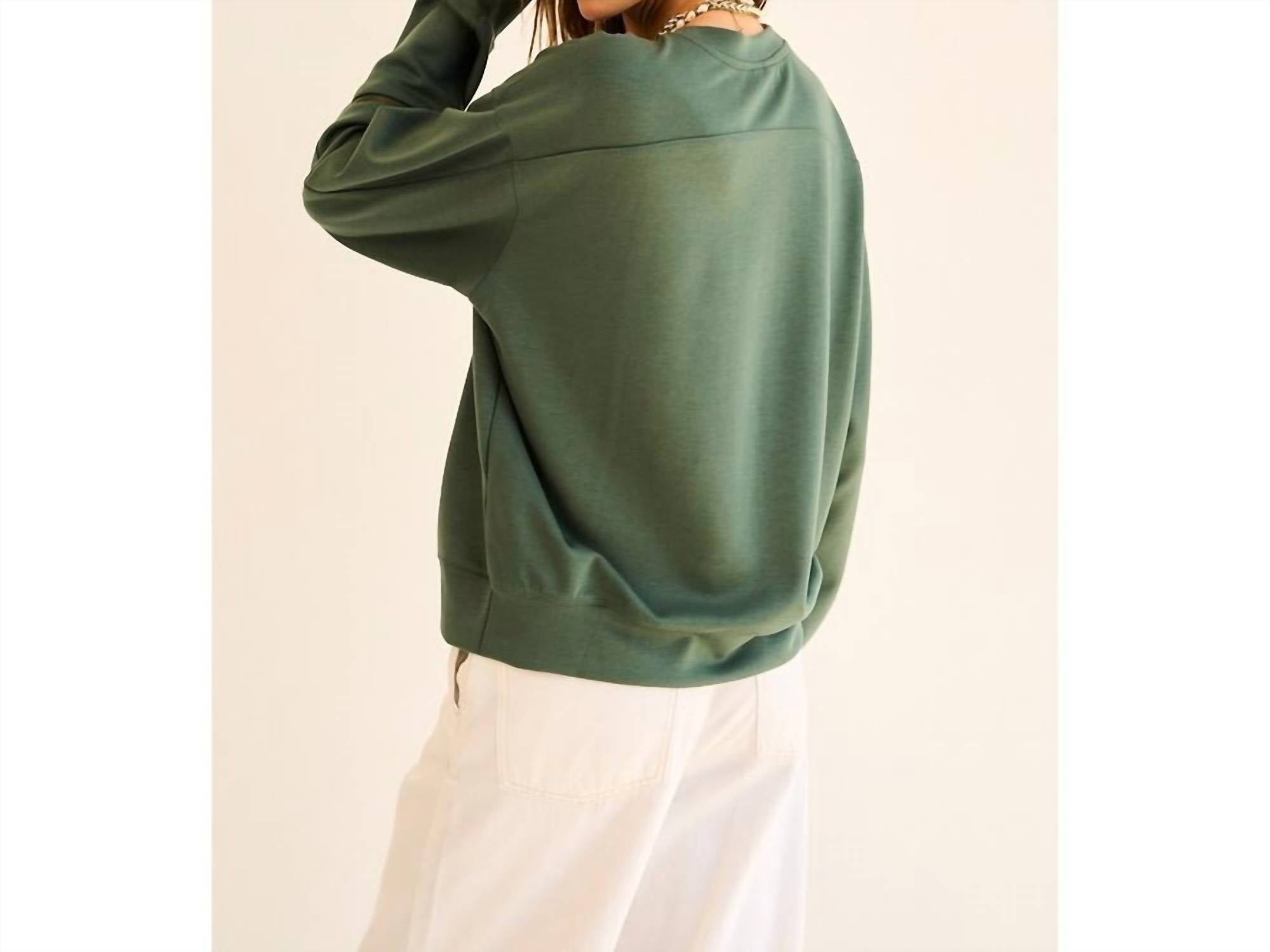 The Greii - sweater pullover with zipper on sleeve