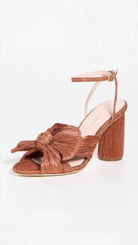 Loeffler Randall - Women's Camellia Pleated Bow Heel With Ankle Strap