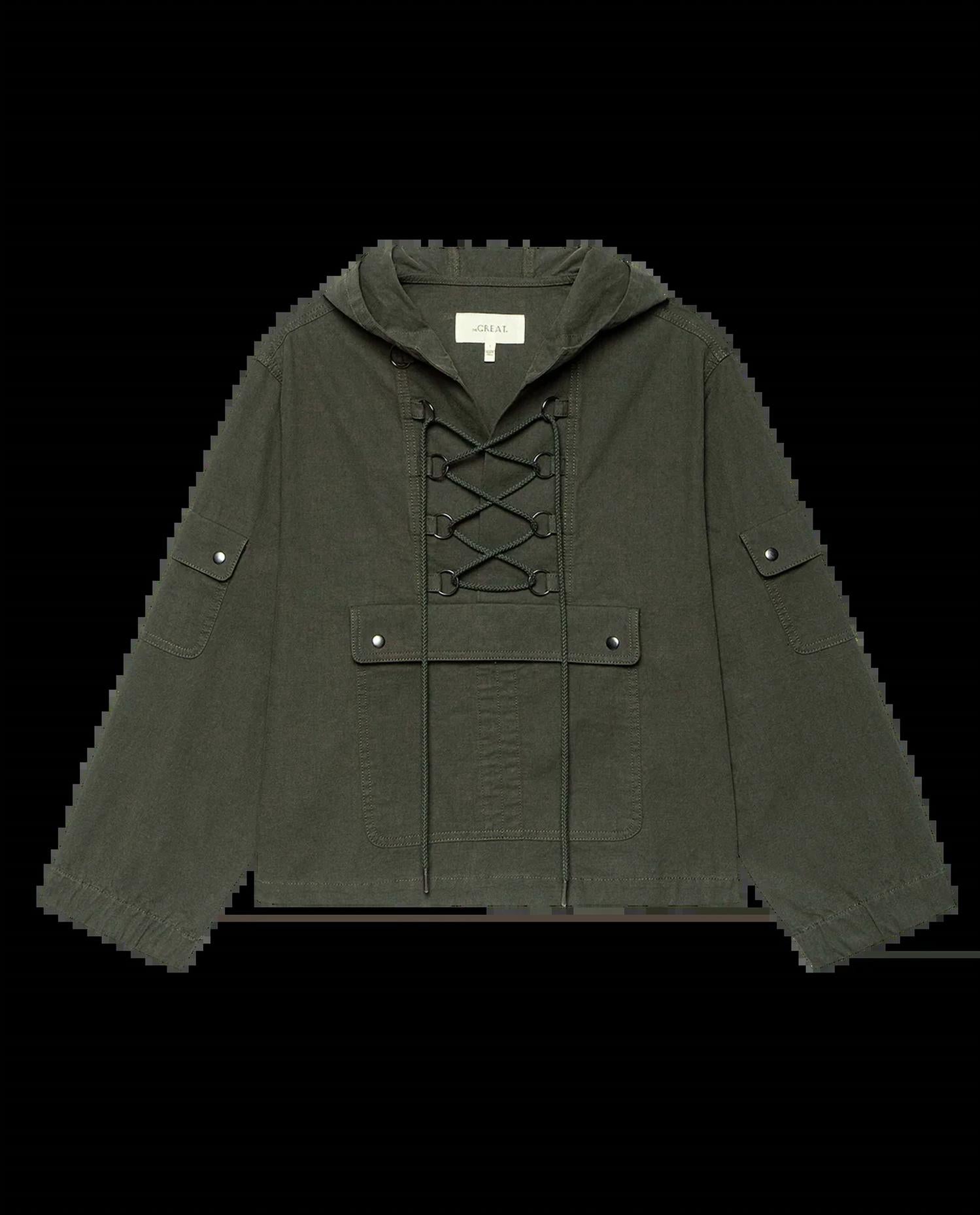 The Great. - Utility Pullover Jacket