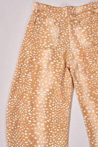 Urban Daizy - Bambi Deer Print Wide Leg Denim Pants