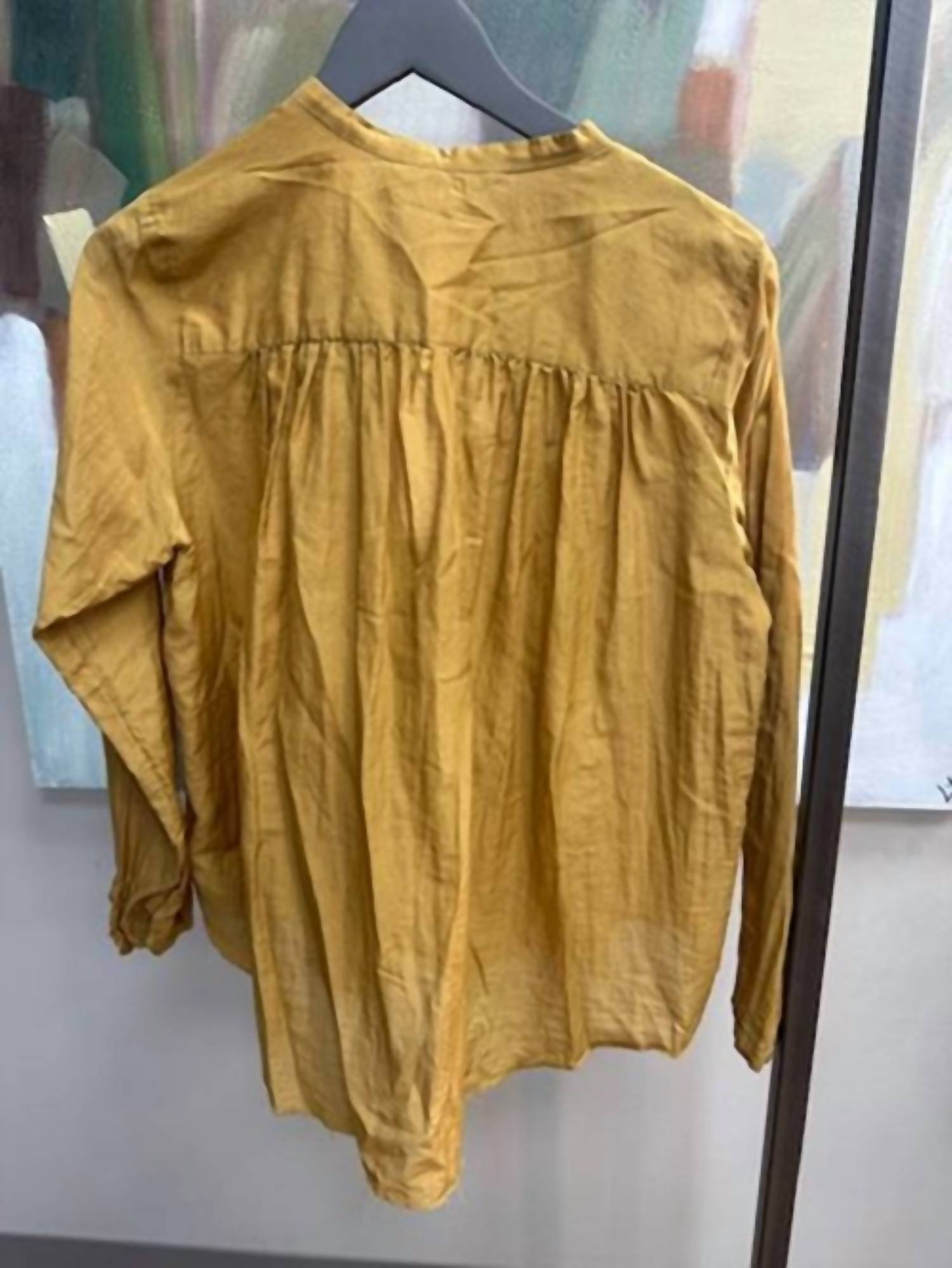 Pas De Calais - Women's Cotton And Silk Blend Flowy Blouse