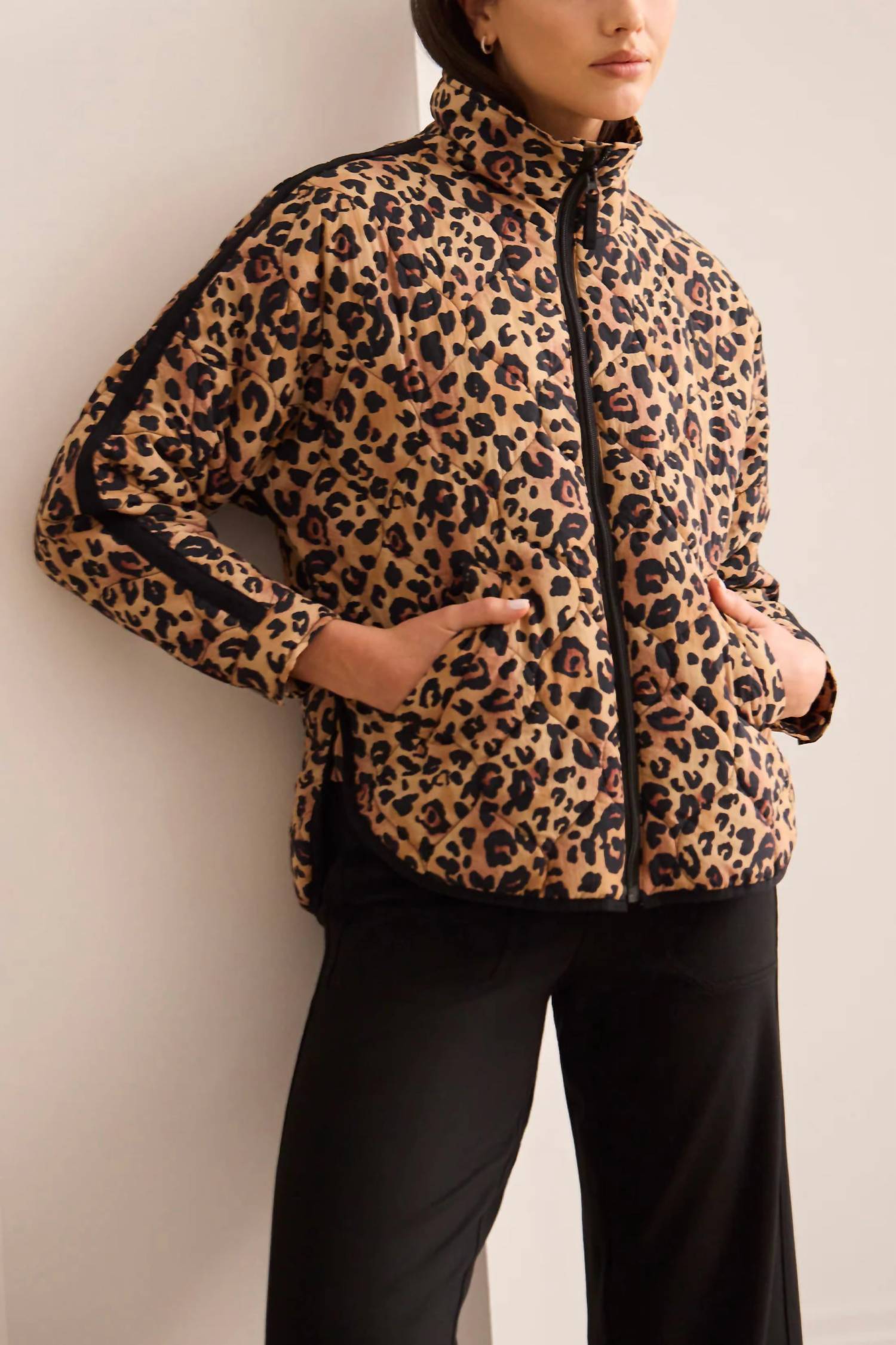 Tribal - Lightweight Drop Shoulder Quilted Puffer Jacket