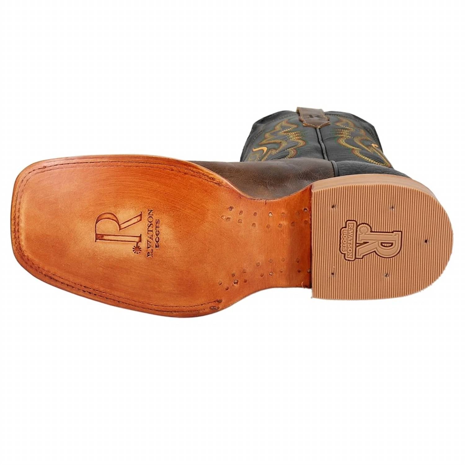 R Watson Boots - Men's Antique Goat Square Toe Cowboy Boots