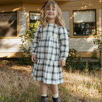 Makemake Organics - Long Sleeve Tiered Dress