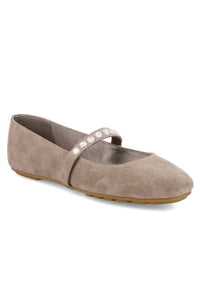 Mia - Women's Karolin Rhinestone Ballet Flat Shoe