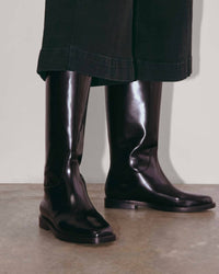 Everlane Women's Riding Patent Leather Knee-high Boots in black - women's shoe - view 6