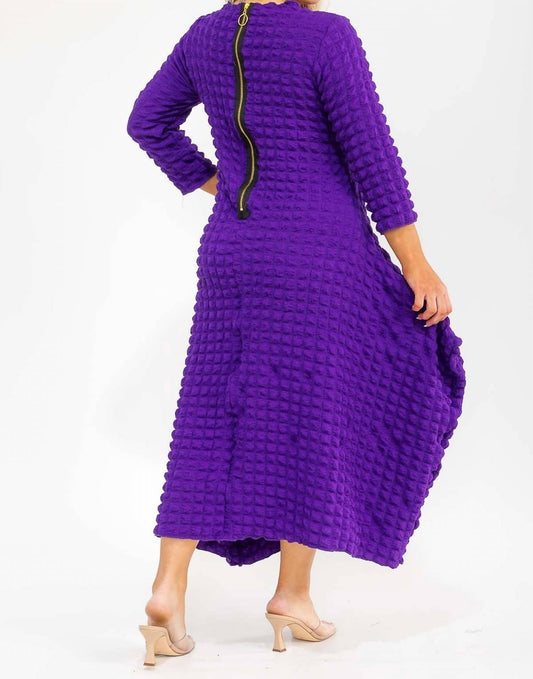 Karen T Design - Bubble Fabric Maxi Dress