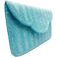 La Chic Designs - Women's Scalloped Clutch