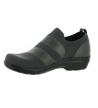 Clarks Women's Sashlyn Edge Loafer in dark grey combi - women's flats - detail view