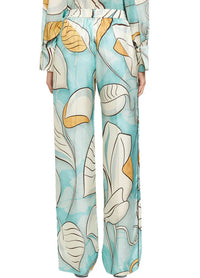 F.R.S. For Restless Sleepers - Emera Geometric Leaves Shirt And Doride Pant Set