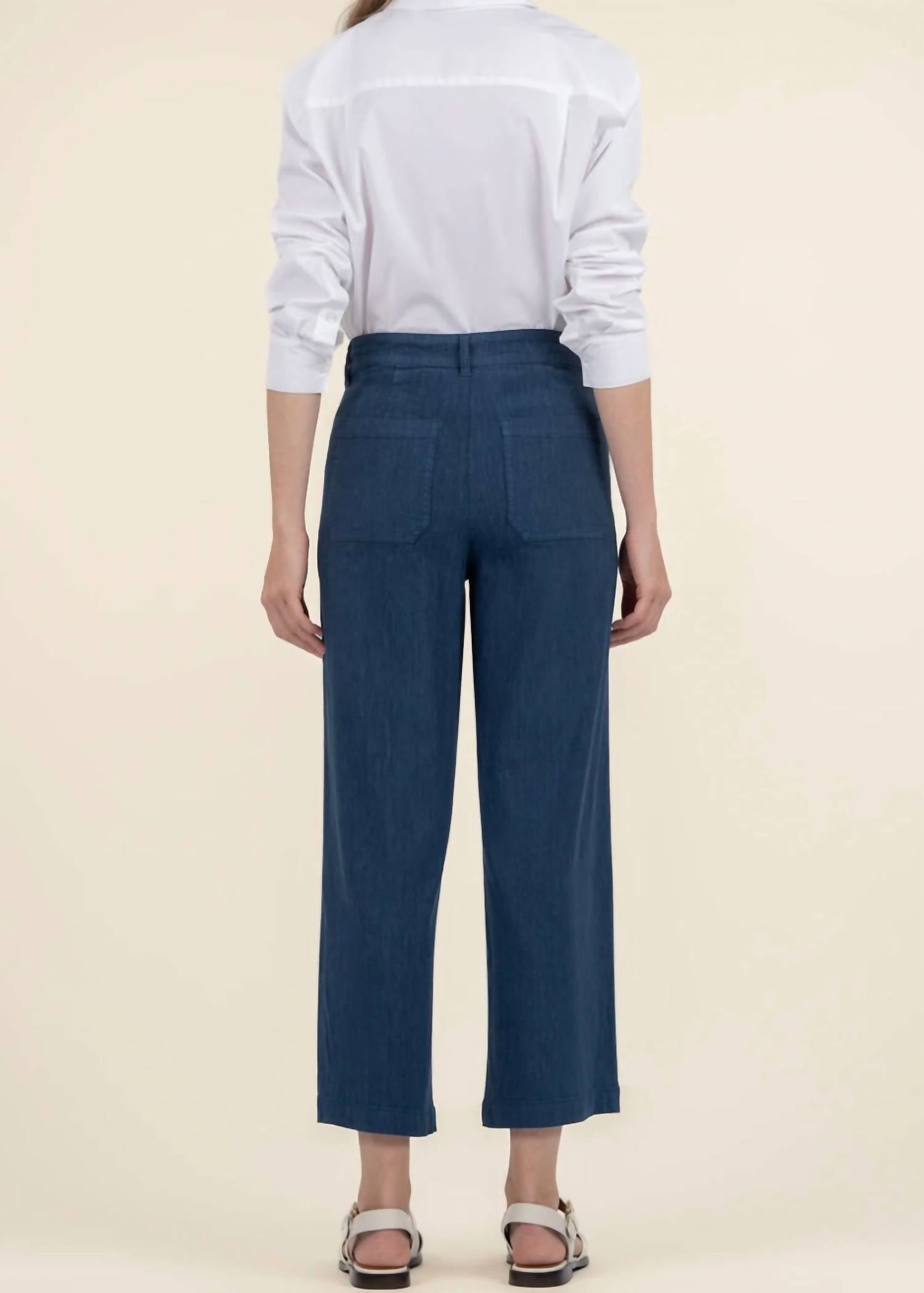 Kut From The Kloth - Topaz Linen Wide Leg Pant