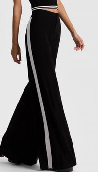 Alice + Olivia - Nessi Side-stripe Palazzo Pants