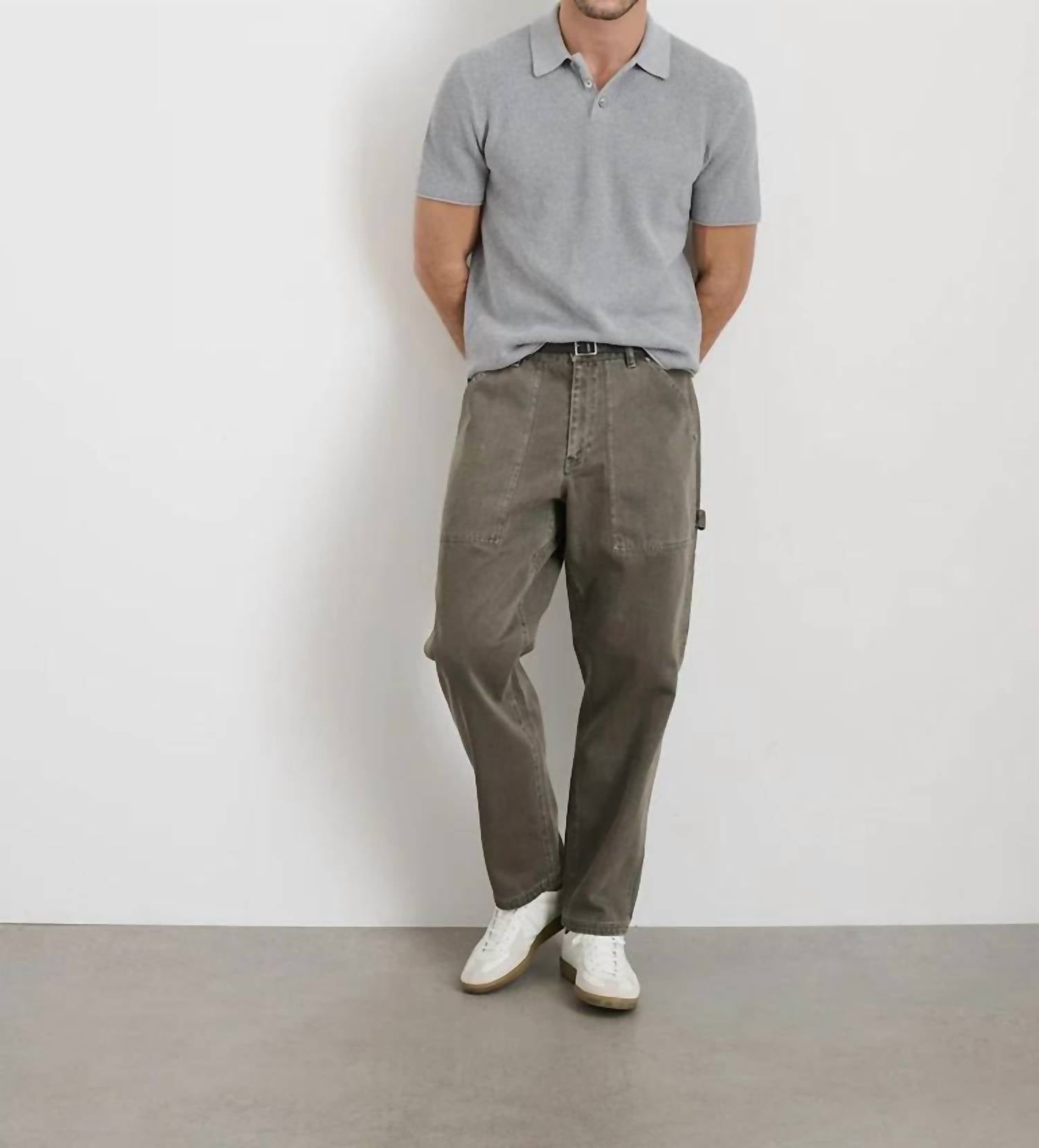 Alex Mill - Eastwood Cotton Linen Polo Shirt