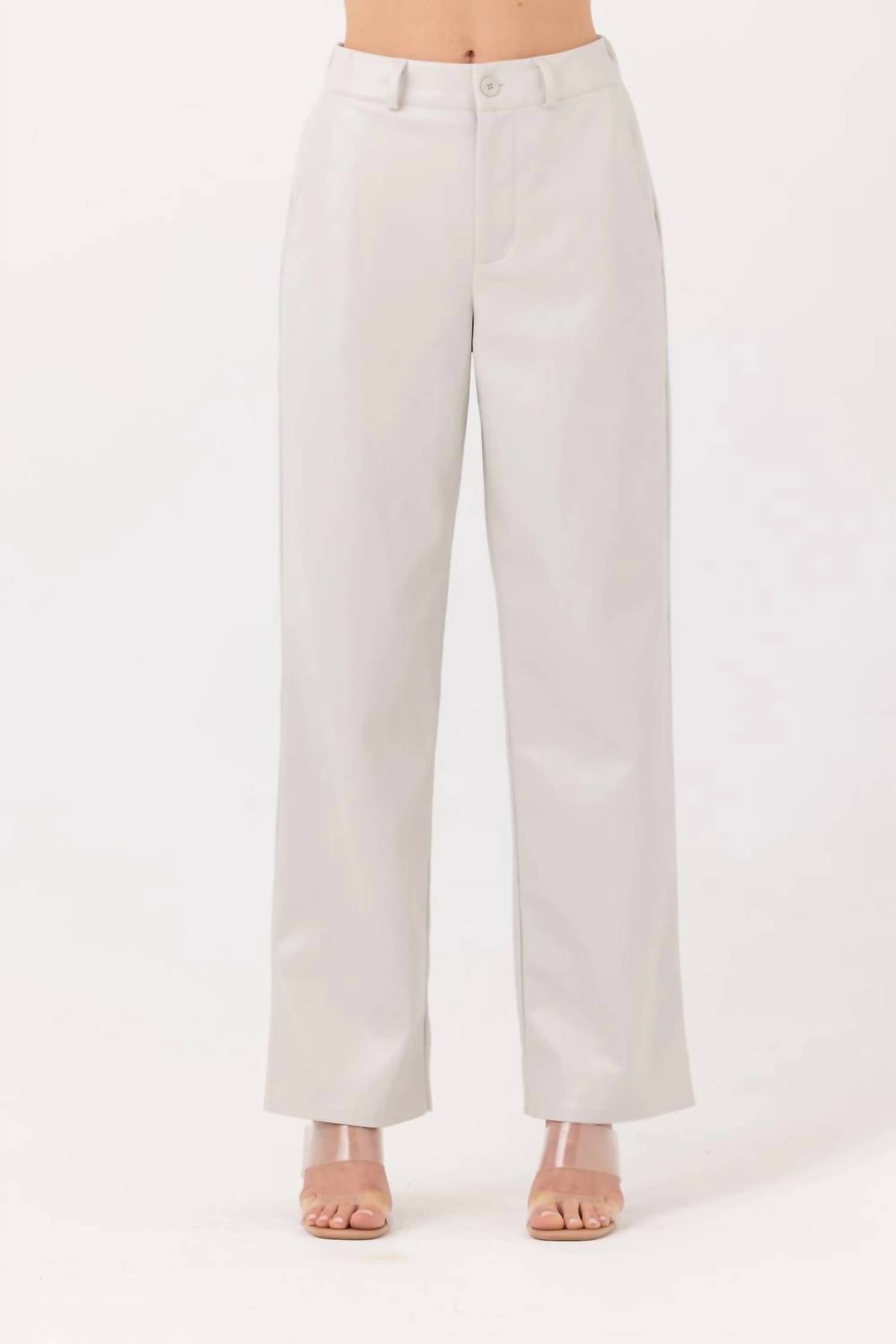 sundays Hale Straight-leg Pants in alabaster - women's pants