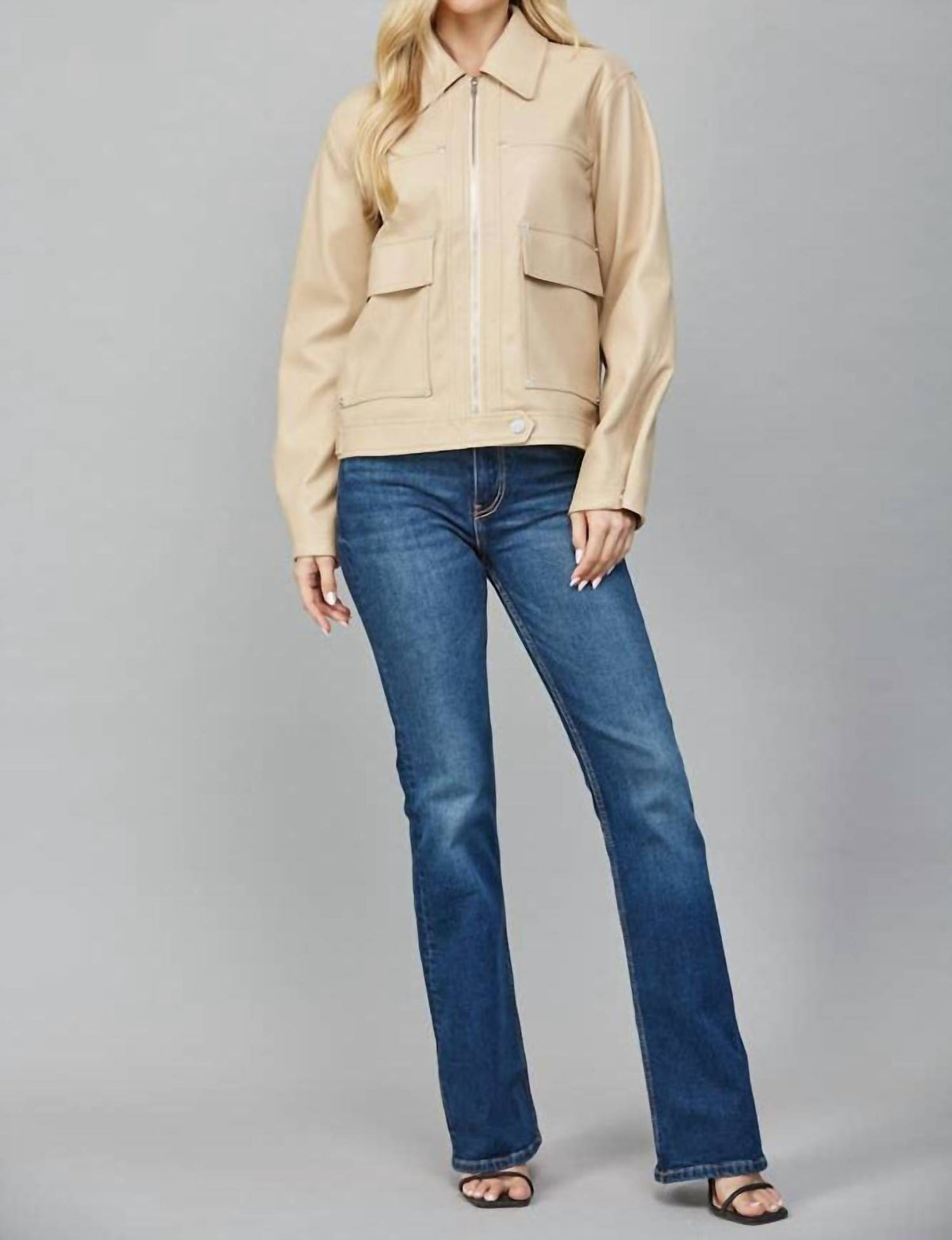 Fate - Hayden Jacket With Front Flap Pockets