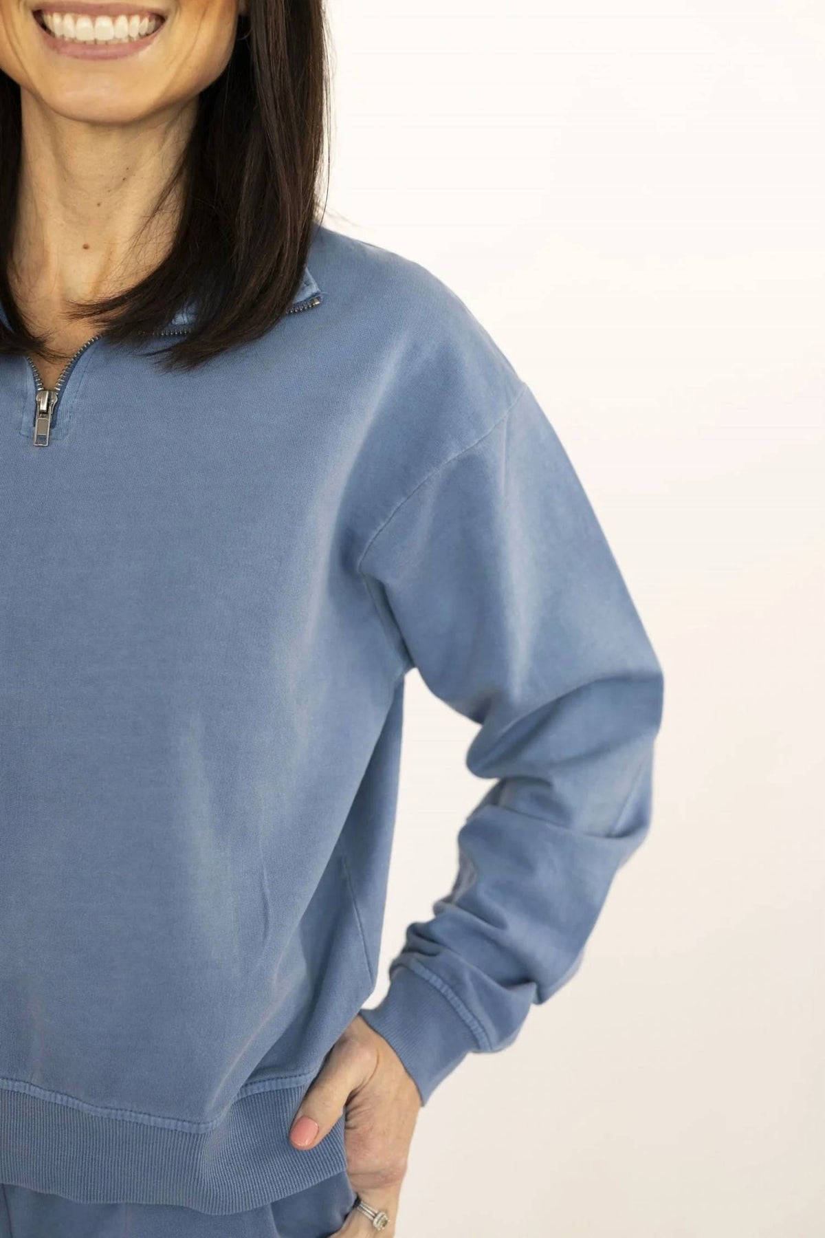 Hyfve - Liza Half Zip Sweatshirt