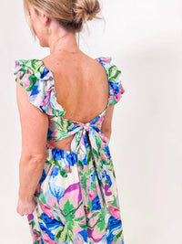 Meet Me In Santorini - Blossom Breeze Maxi Dress